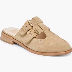 Dolce Vita Tan Suede Mules